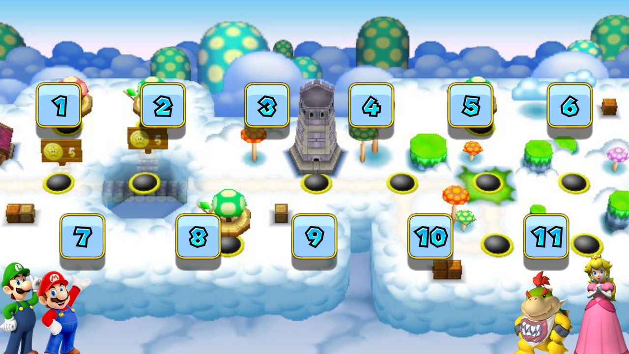 NSMB - World 7 (Level Select) by LokMengHong560617 on DeviantArt