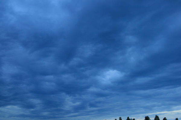 blue cloudy sky