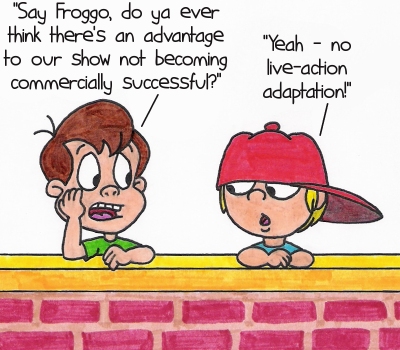 Loud and Froggo at the Brick Wall