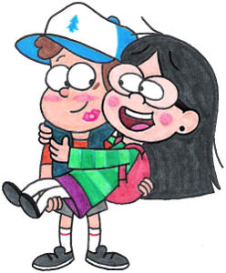 Candy in Dipper's Arms