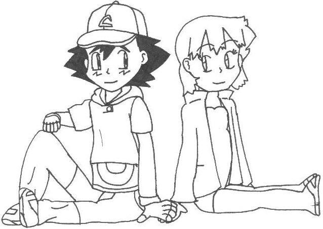 Teen Ash and Misty