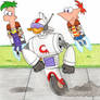 Gizmoduck Meets Phineas and Ferb Again