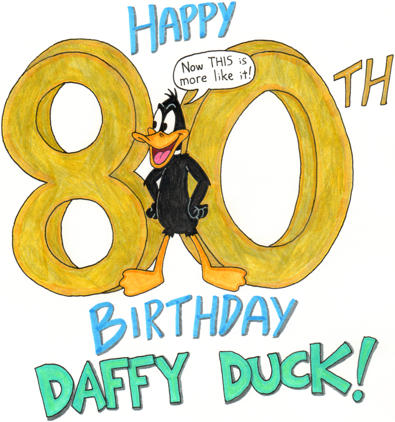 Daffy Duck's 80th Anniversary Picture