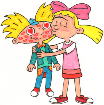 Arnold Loves Helga's Kisses