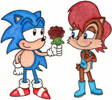 Sonic Has Roses for His Princess