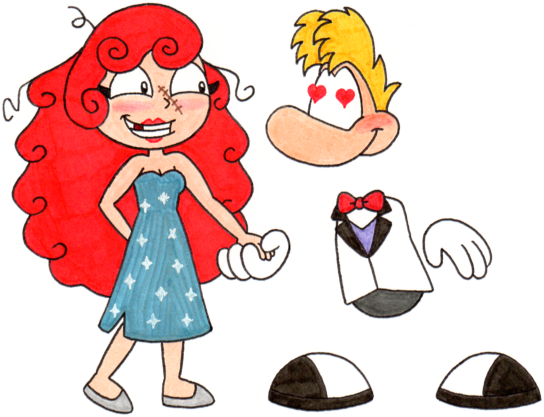 Rayman's Taking Barbara on a Date by nintendomaximus on DeviantArt