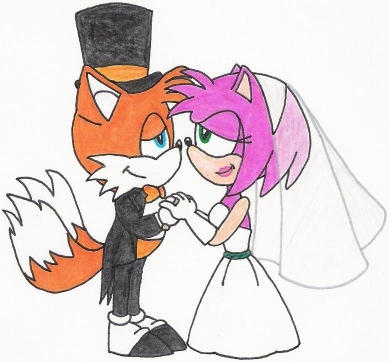 Tails and Amy Get Married by nintendomaximus on DeviantArt