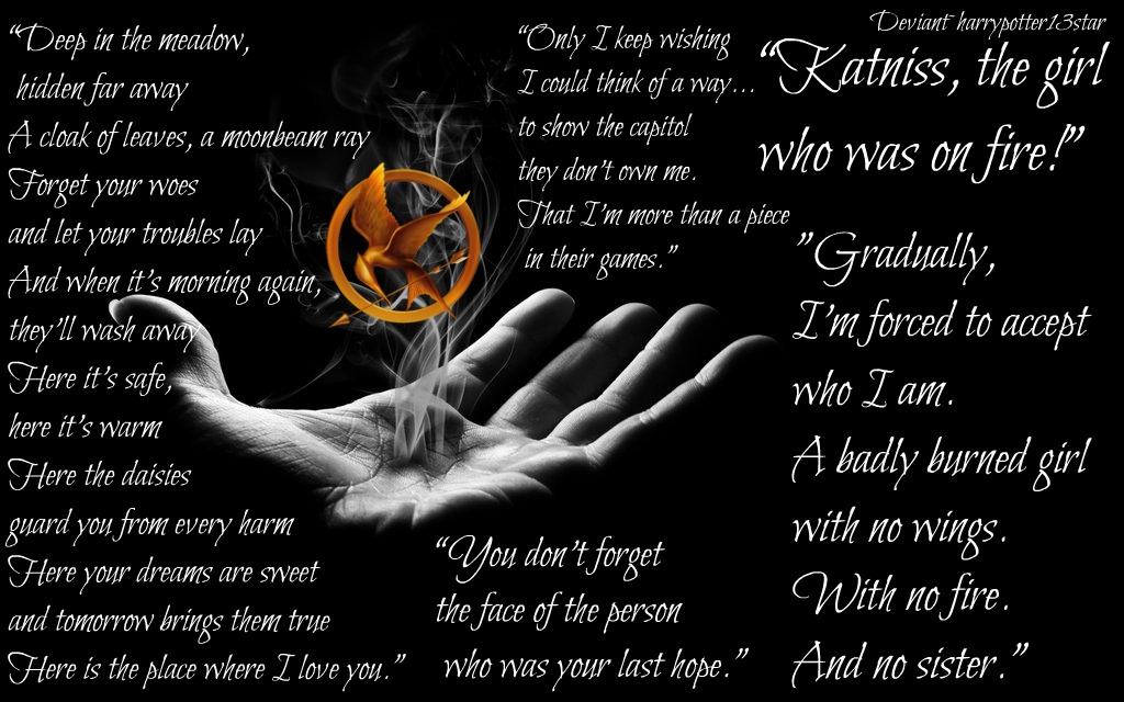 Hunger Games Wallpaper 3 (harrypotter13star) by harrypotter13star on DeviantArt Hunger Games Wallpaper 3 (harrypotter13star) by harrypotter13star on DeviantArt