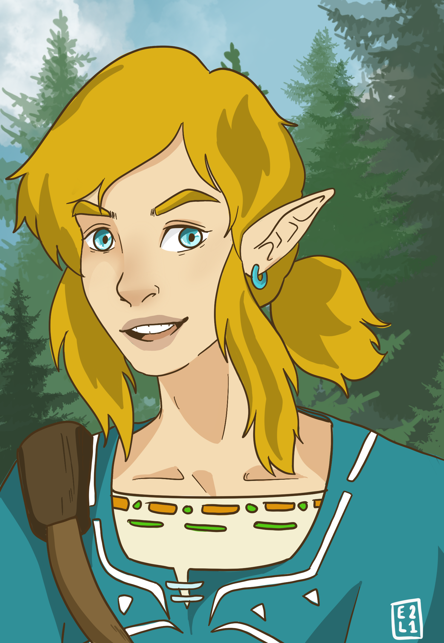 Link Botz Link (BOTW) by eliasthyr-draws on DeviantArt