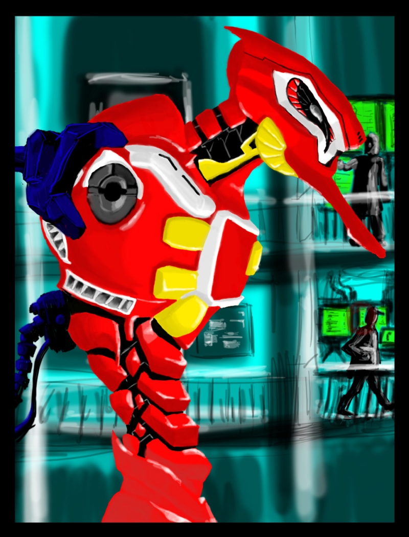 Red Mech Drawing red mech by blazkowic on DeviantArt