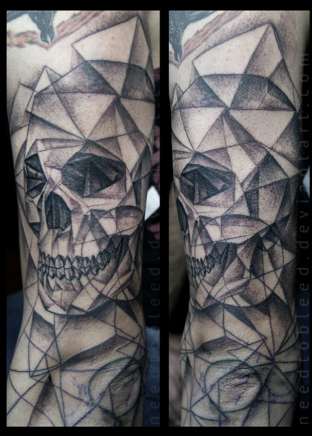 geometry skull by Benjamin Otero