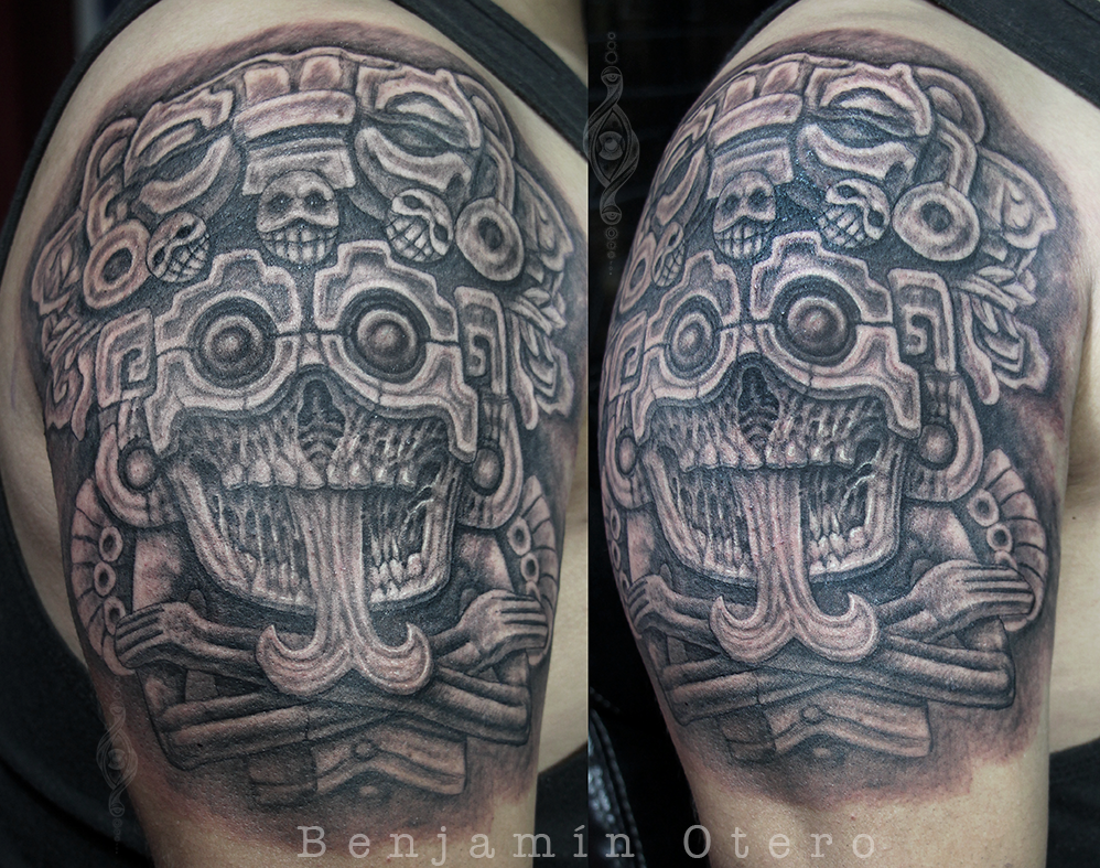 Mictlantecuhtli by Benjamin Otero by needtobleed on DeviantArt