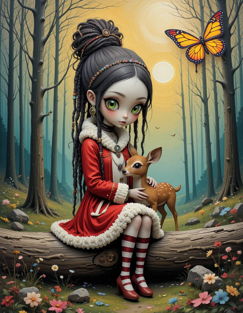 Al: Chica Chibi con Rastas by Antoniomatasalcaraz on DeviantArt