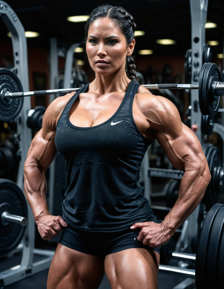 Isabel Muscular Al: Muscular by Antoniomatasalcaraz on DeviantArt