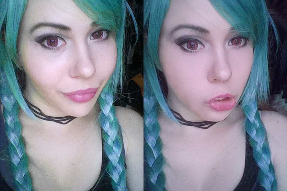 Jinx (League of Legends) makeup test!