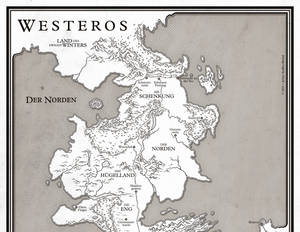 Westeros for 'Fire and Blood' - Upper Half