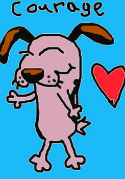 courage the cowardly dog! yay :D