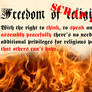 Scrap Freedom of Religion