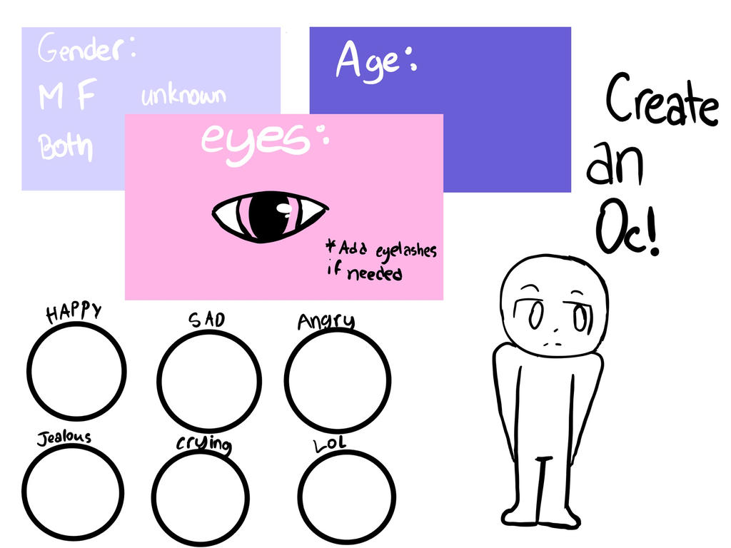 Base~ Create an Oc by BlackBlossomsYt on DeviantArt