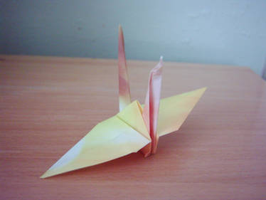 Origami Suisai Crane 2