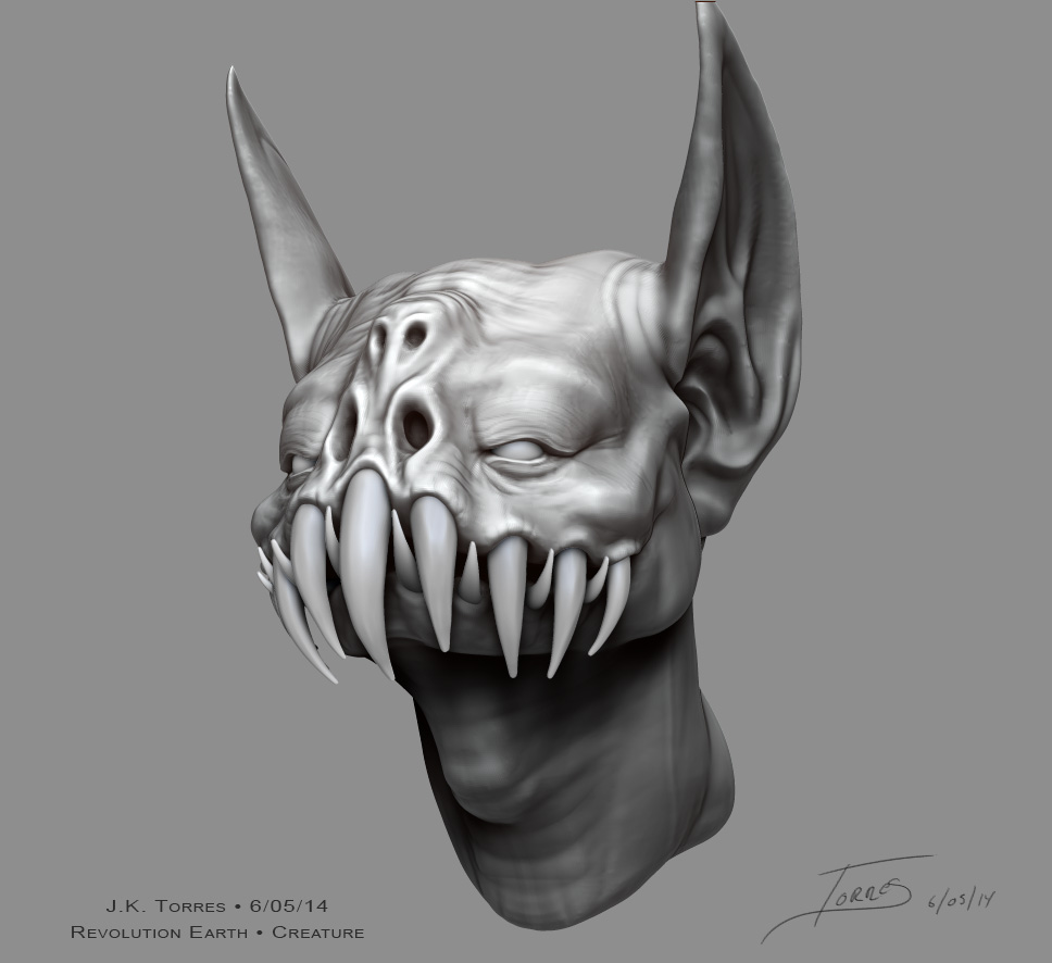 Creature Bust W.I.P.