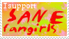 Sane Fangirls Stamp v.2 by LFA-arancia