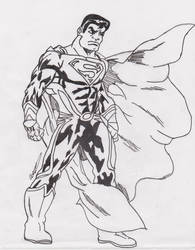 Superman man of steel outfit rough draft