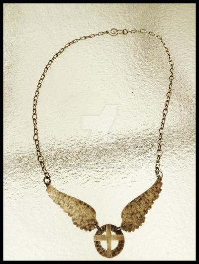 Winged Cross Necklace