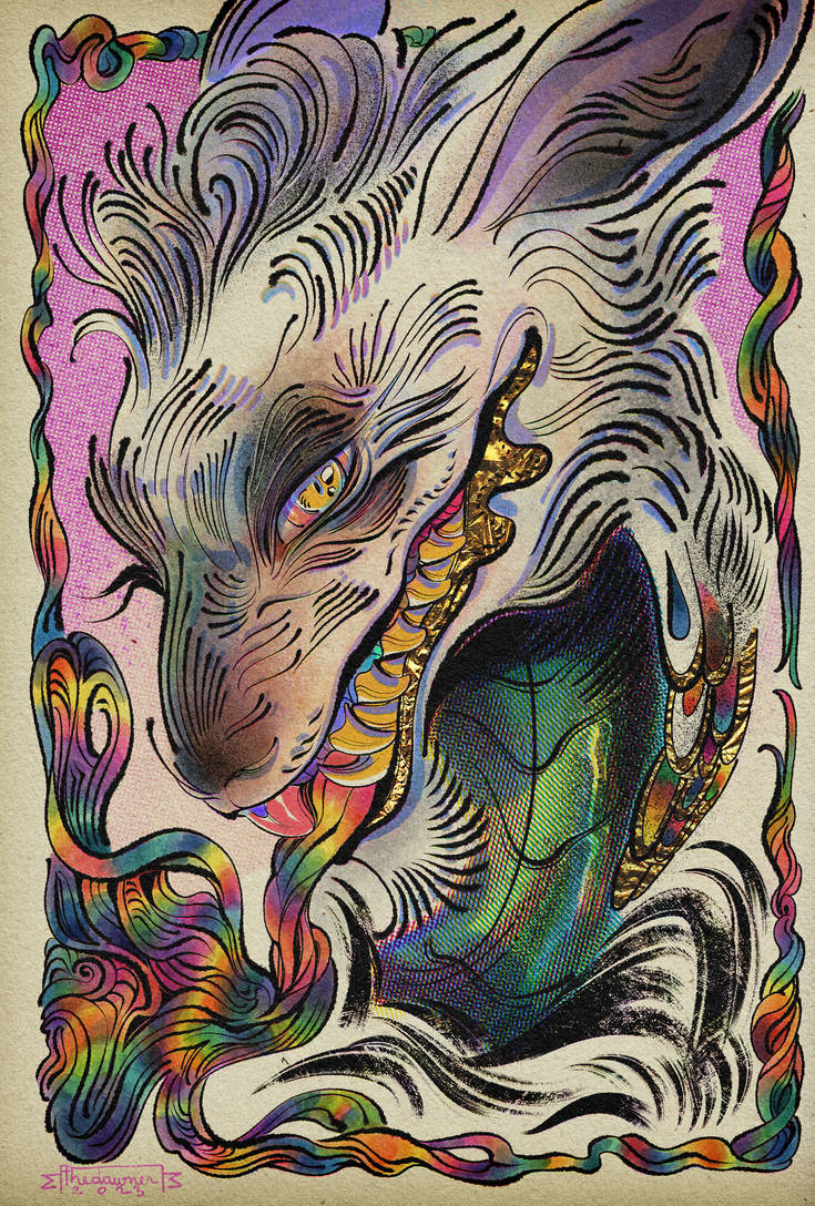 Rabbit Dragon by thedawner on DeviantArt