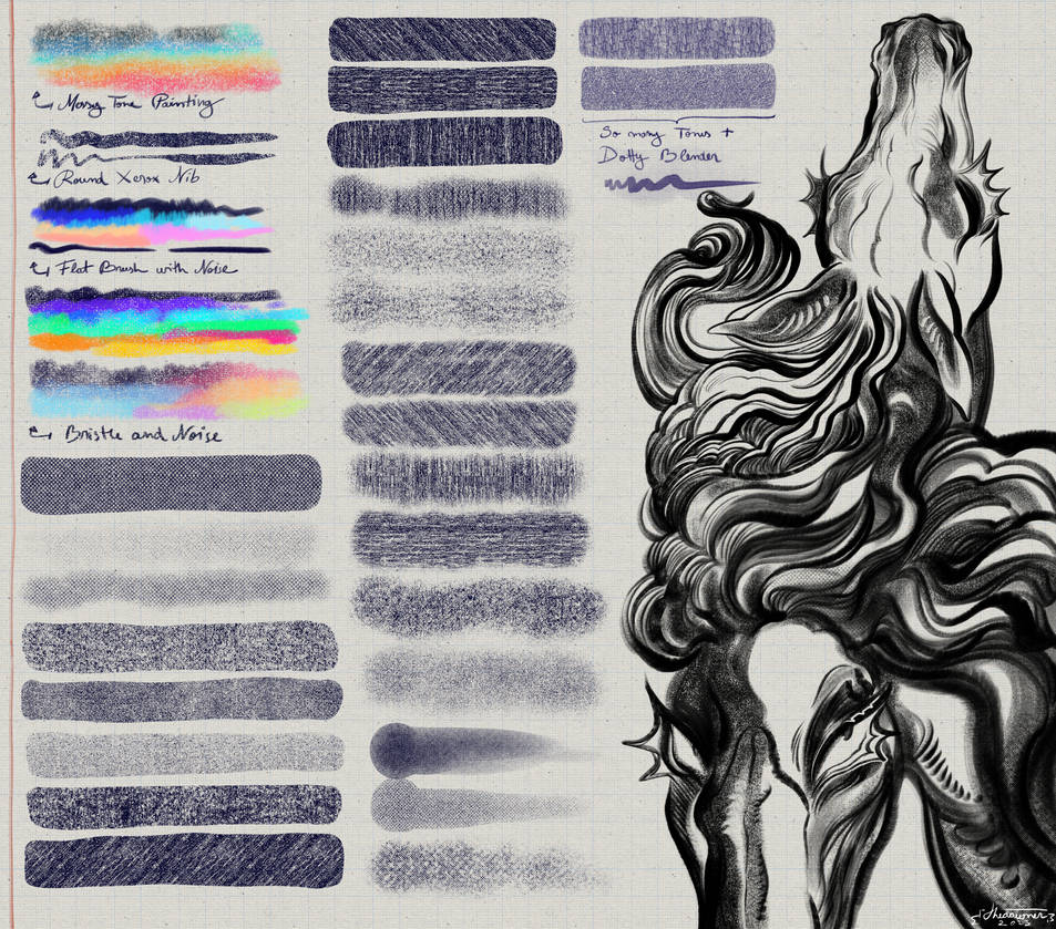 New CSP brush pack! by thedawner on DeviantArt