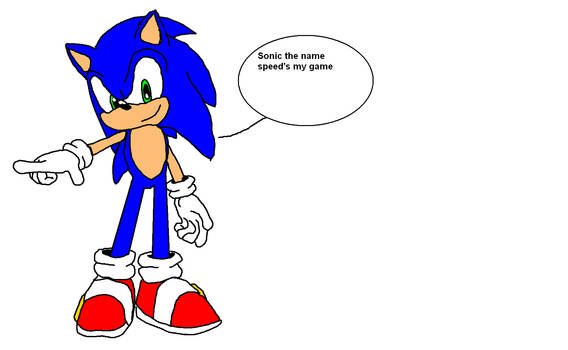 Sonic in my art