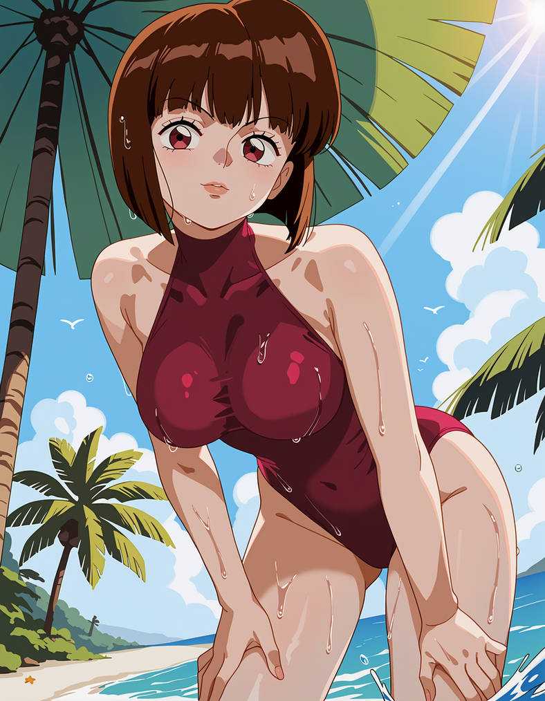 Nabiki in swimsuit | Ranma 1/2 (requested)
