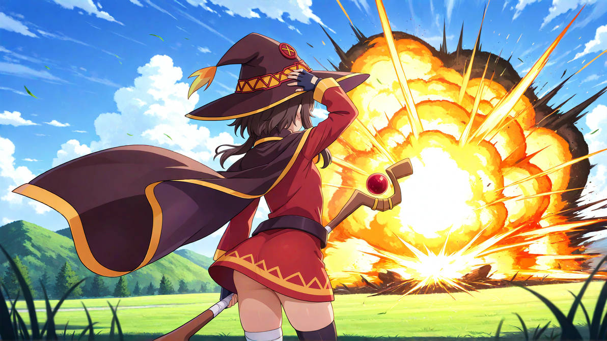 Explosion! | Megumin from Konosuba by Elryusam on DeviantArt