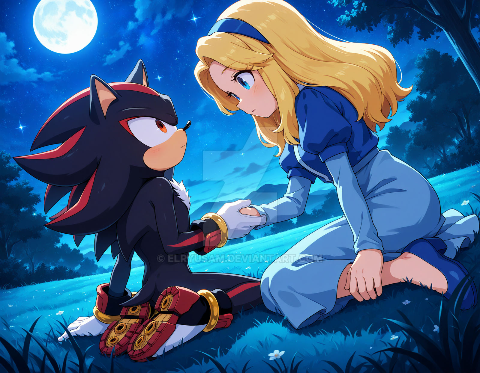 Maria Shadow Shadow The Hedgehog and Maria Robotnik by Elryusam on DeviantArt