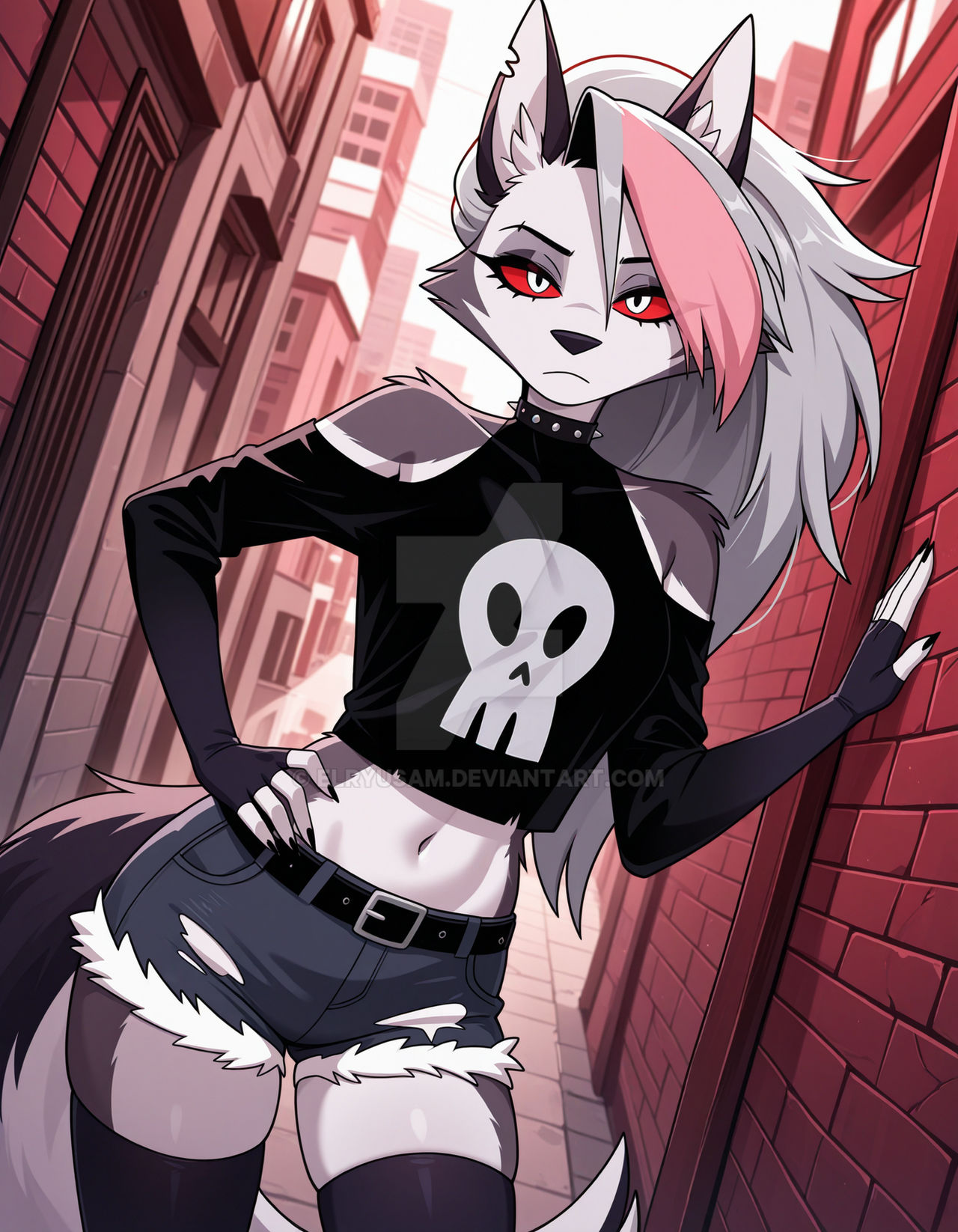 Loona Wearing Ghostf kers Episode Outfit By Elryusam On DeviantArt loona-wearing-ghostf-kers-episode-outfit-by-elryusam-on-deviantart