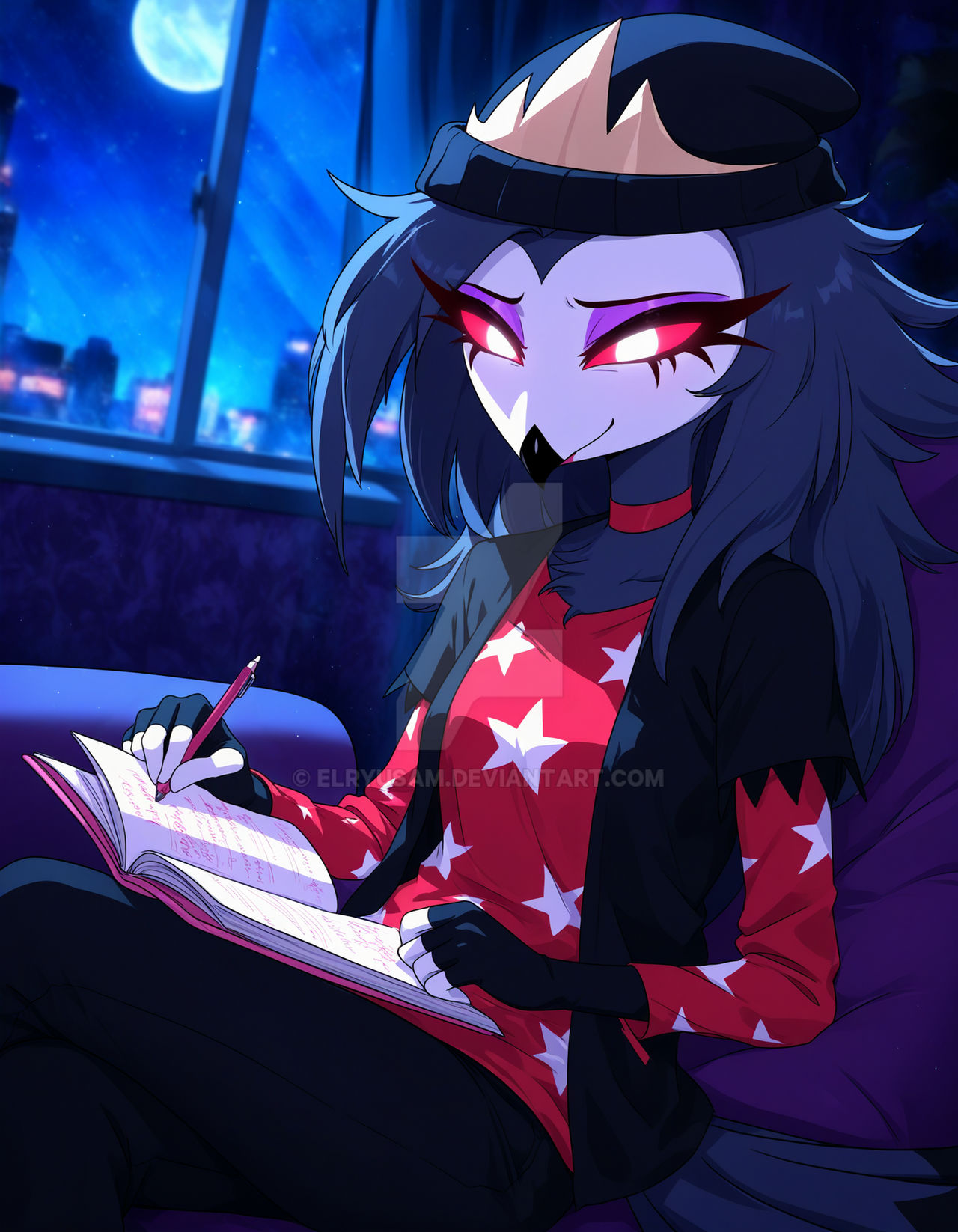 Writing Octavia Octavia writing in her diary by Elryusam on DeviantArt