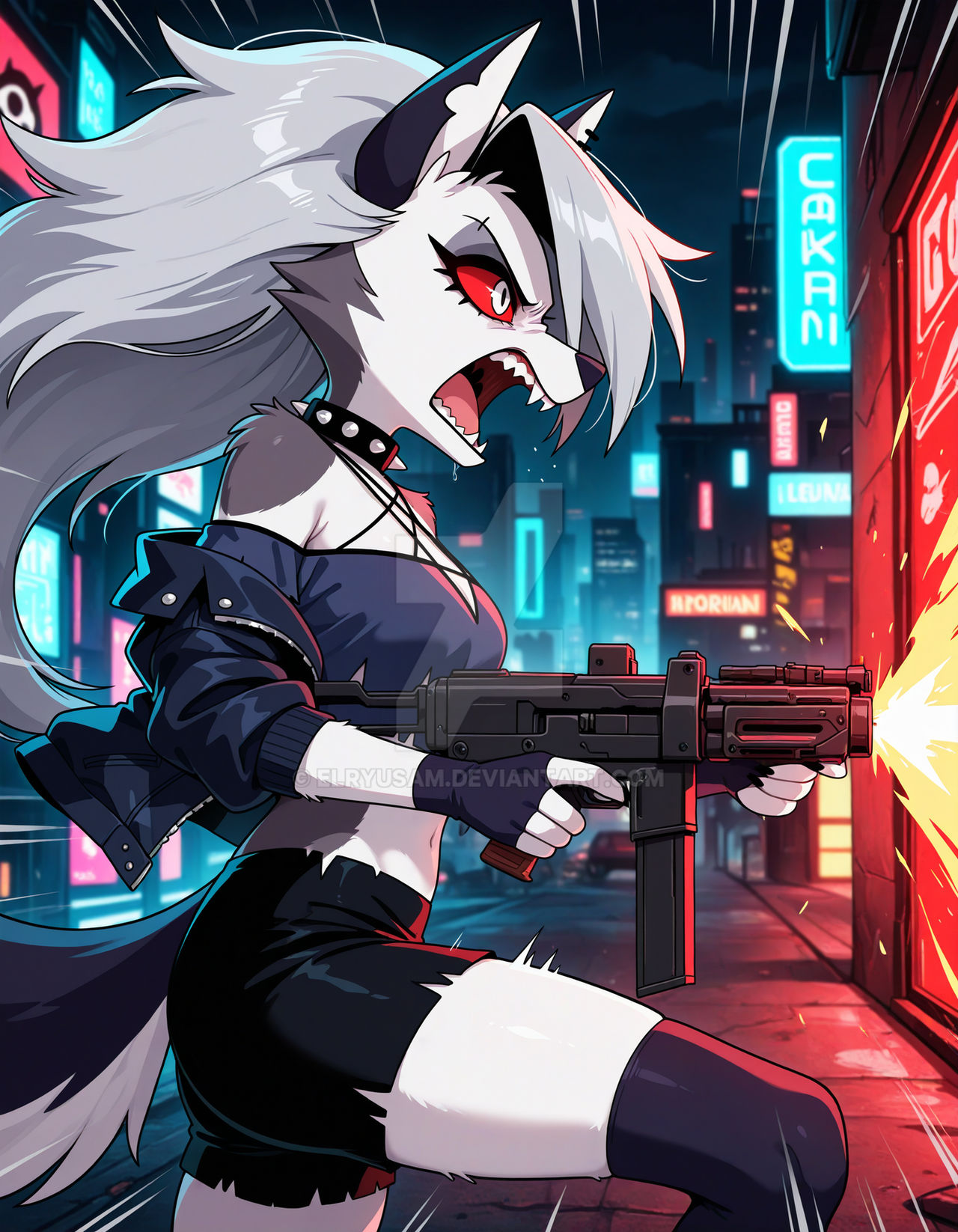 Loona Rage Loona on a Rampage by Elryusam on DeviantArt