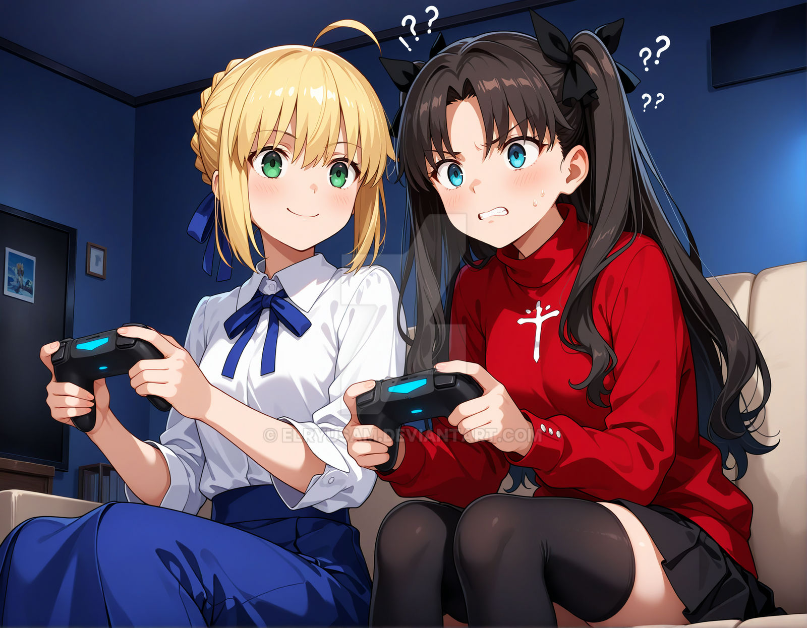Saber Vs Rin Saber vs Rin: Who Will Win? by Elryusam on DeviantArt