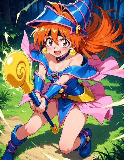 Lina Inverse as dark magician girl(requested)