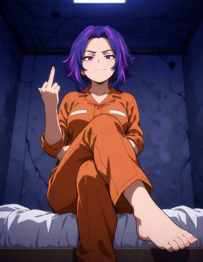 Lady Nagant in her cell(requested)