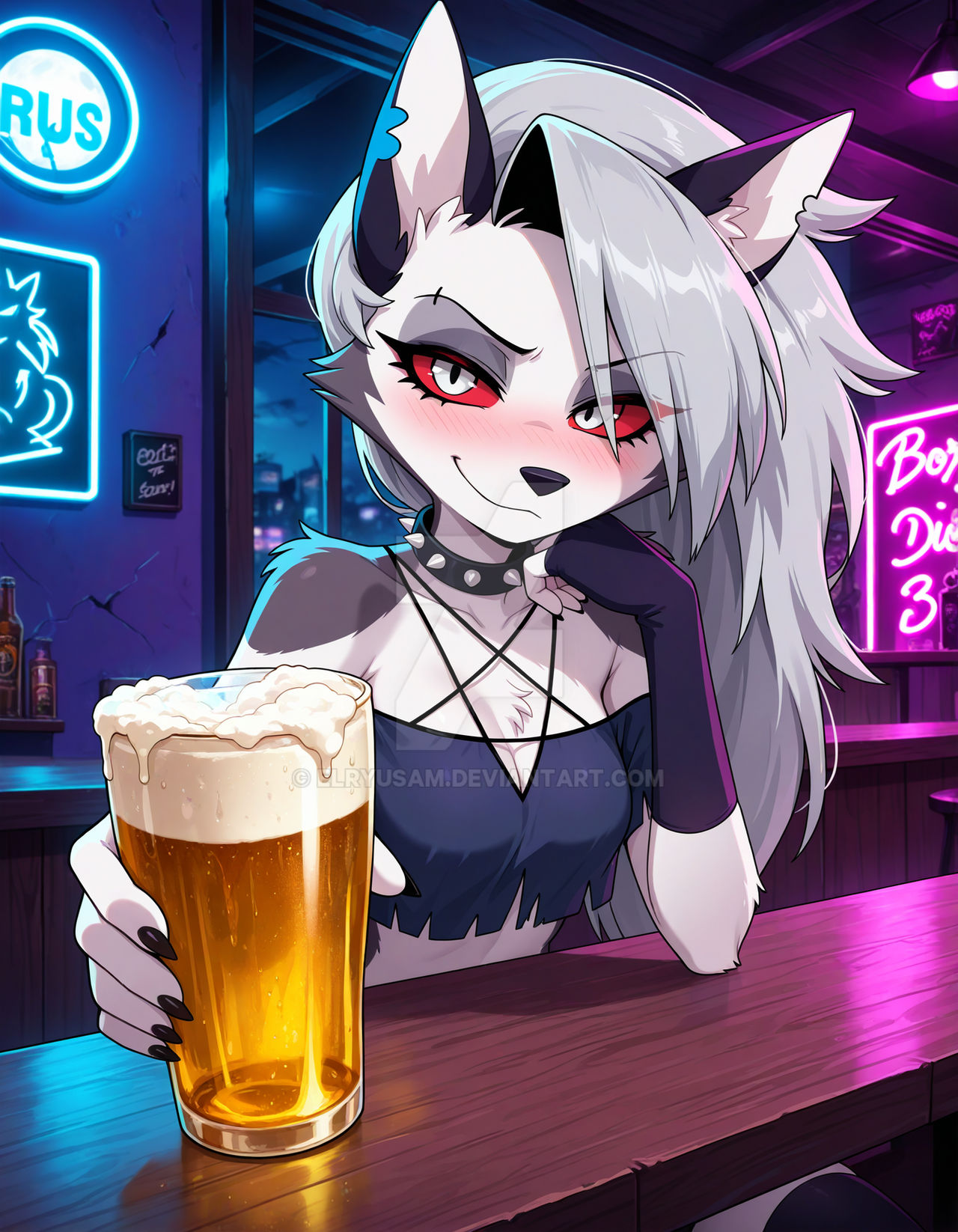 Loona Destiny Rice Loona with a Drink for You by Elryusam on DeviantArt