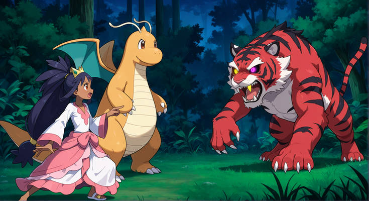 Iris vs OC Golden Fang(requested)