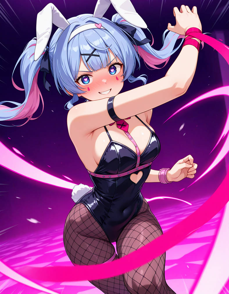 Hatsune Miku rabbit hole outfit(requested)