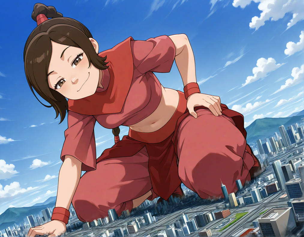 Giga Giantess Ty Lee(requested)