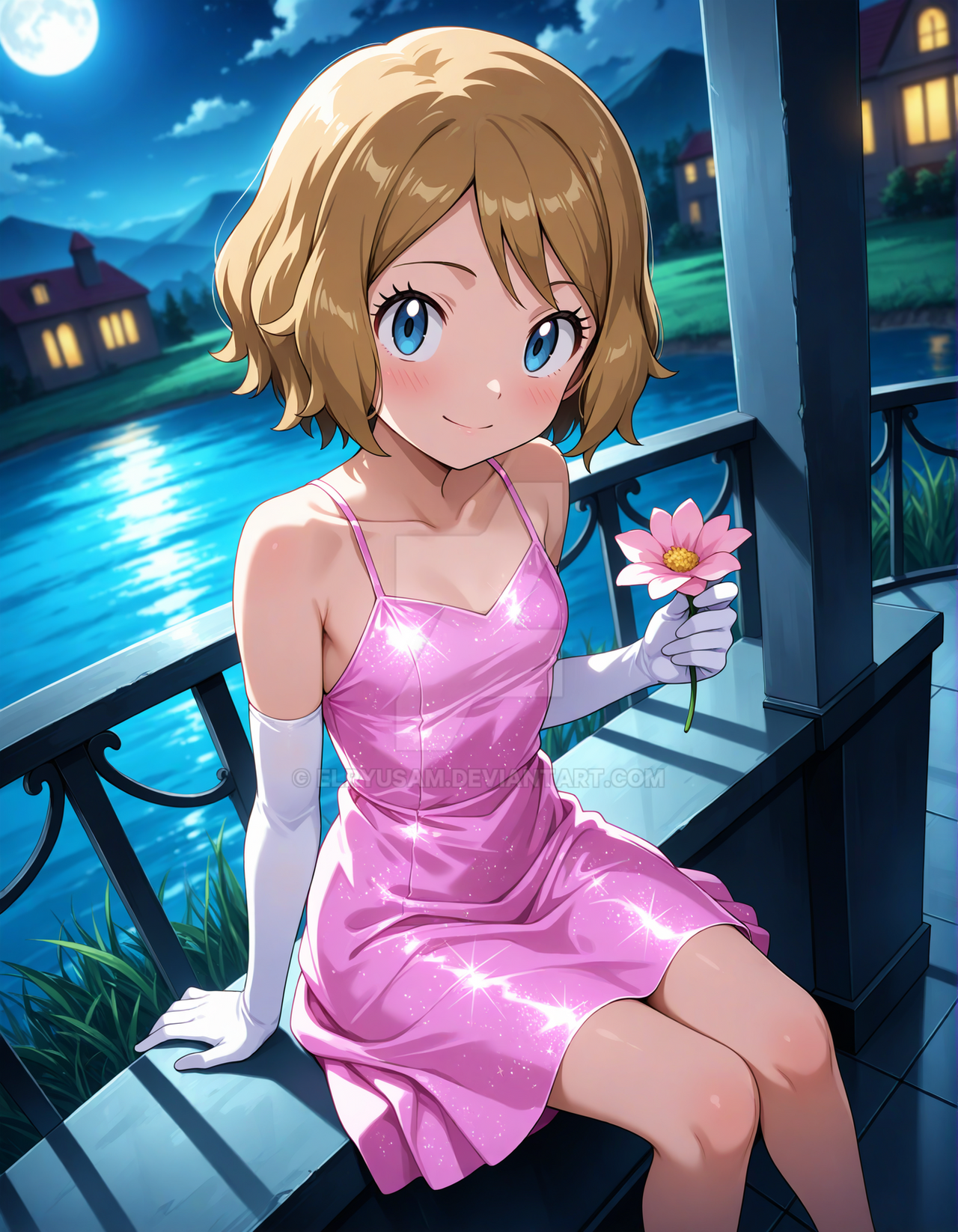 Serena Shining In Pink By Elryusam On DeviantArt serena-shining-in-pink-by-elryusam-on-deviantart