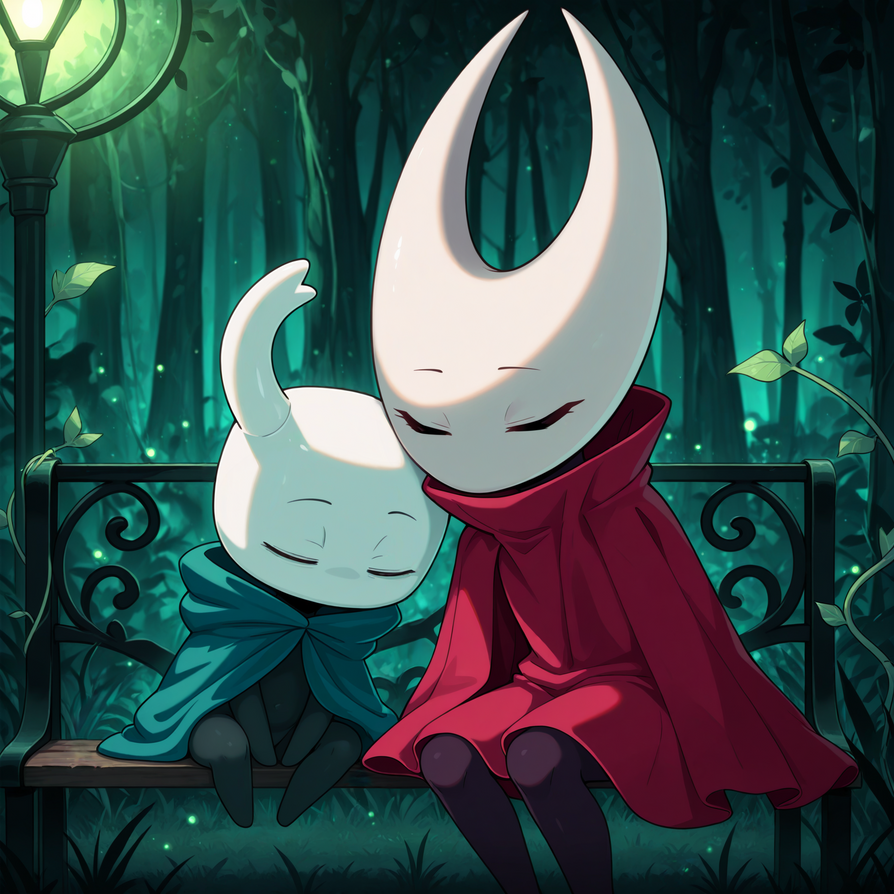 Knight and Hornet asleep on bench(requested)