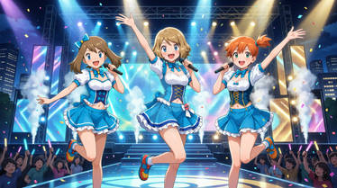 May, Serena and Misty's idol debut