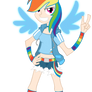 Human Rainbow Dash