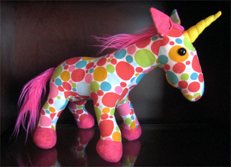 Polka Dot Unicorn Plush