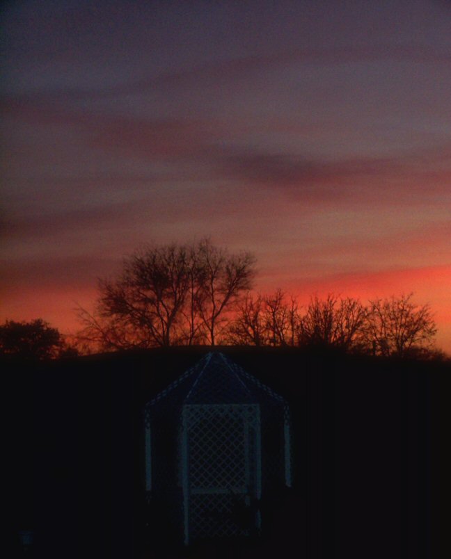 Gazebo Sunset